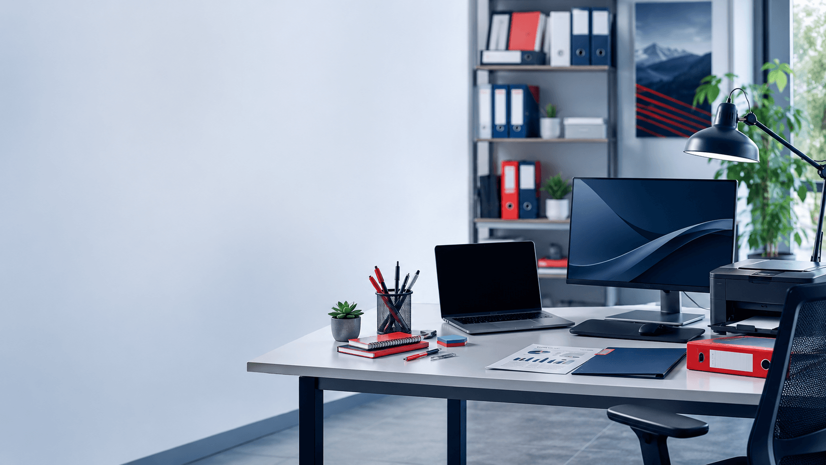 Moderner BSS Büro- und Technikbereich